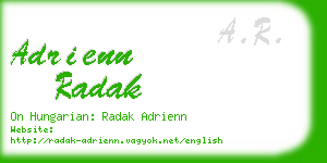 adrienn radak business card